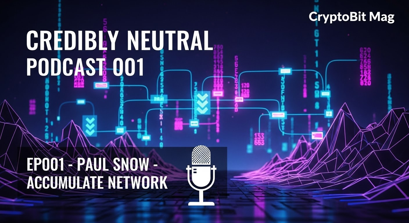 Credibly Neutral Podcast 001 - Paul Snow - Accumulate Network