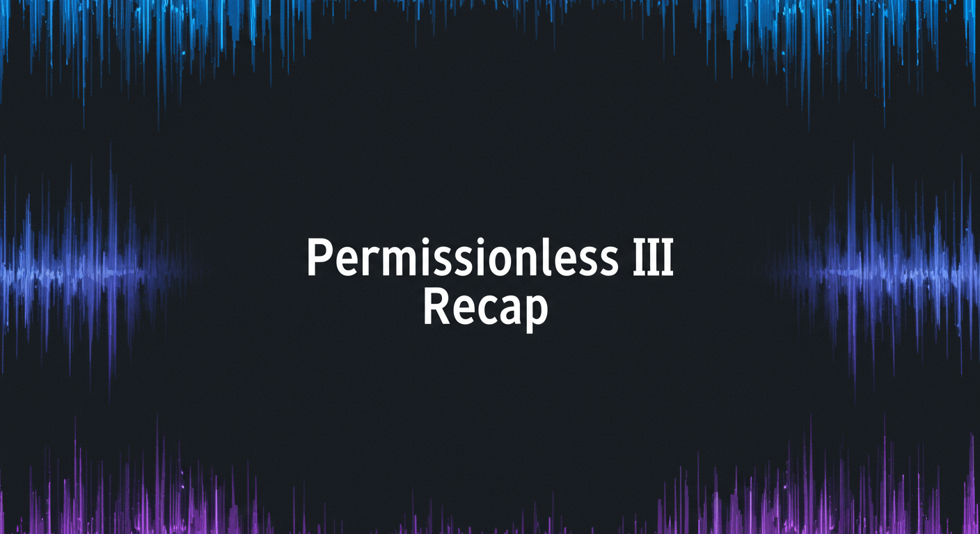 Recap of Permissionless III: Unforgettable Moments from Utah's Premier Crypto Event