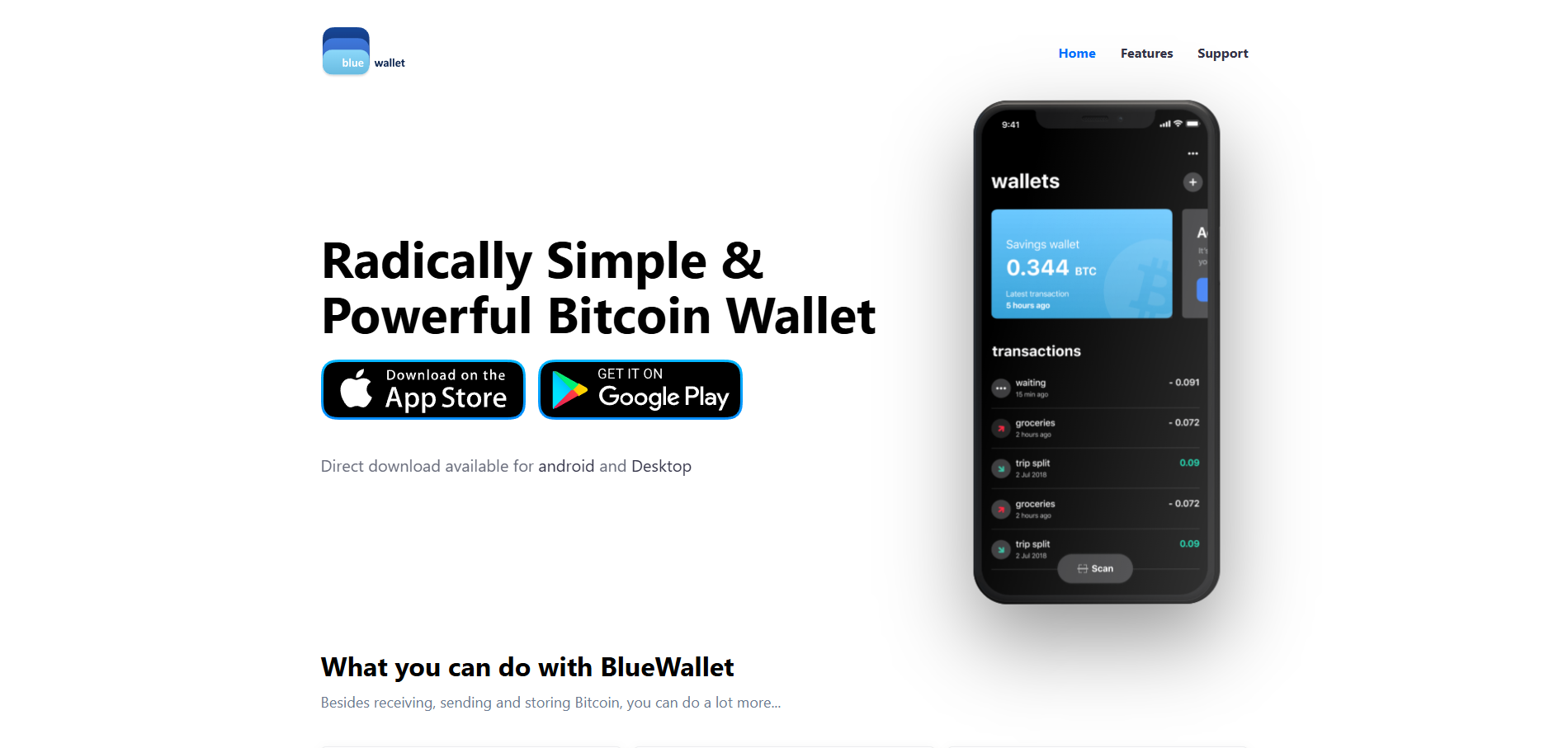 BlueWallet Website