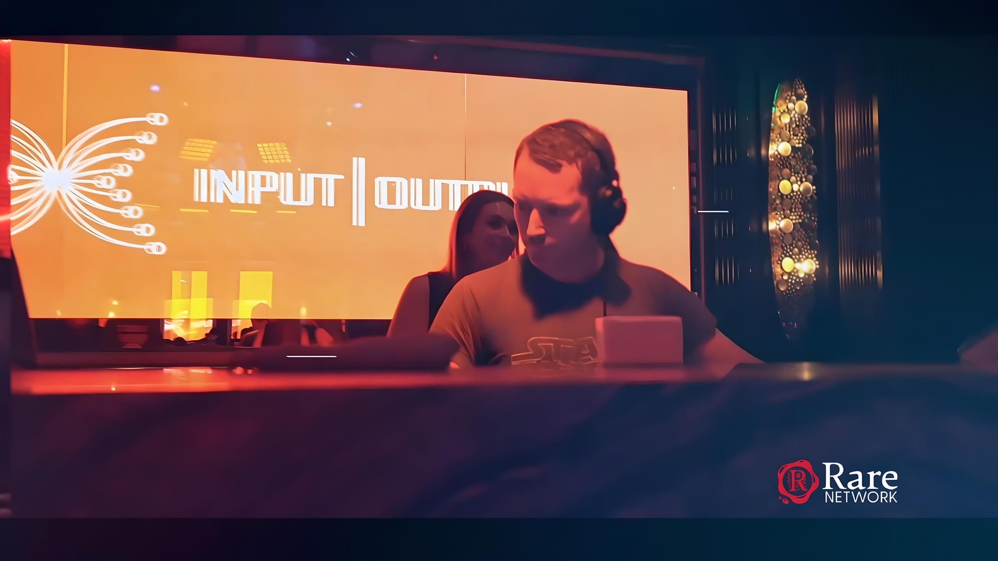 Elijah Wood (DJ Wooden Wisdom) at Rare Evo 2024