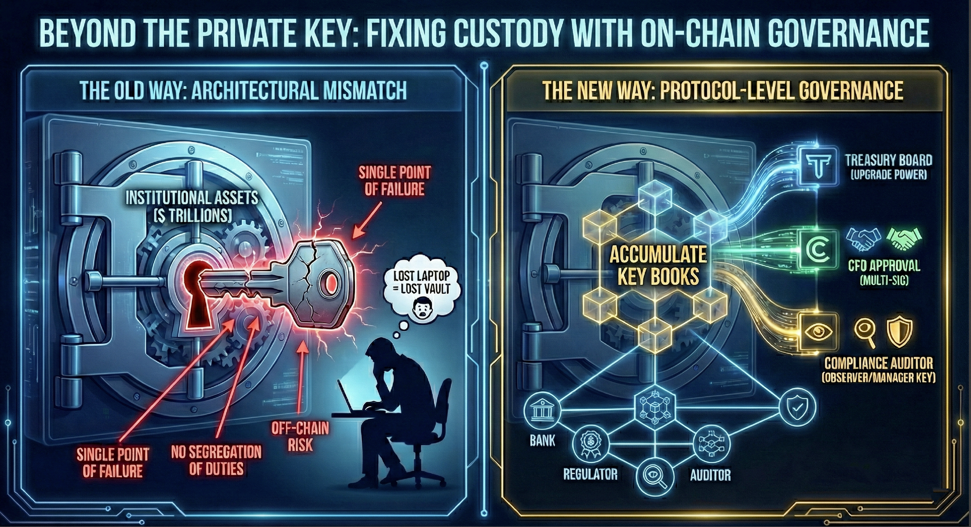 Beyond the Private Key: How Key Books Fix Institutional Crypto Custody