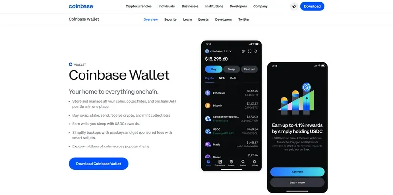 Coinbase Wallet Website